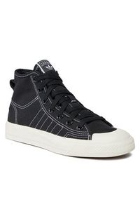 Adidas - adidas Trampki Nizza Hi Rf F34057 Czarny. Kolor: czarny. Materiał: materiał