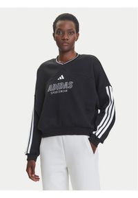 Adidas - adidas Bluza Tiro Cut 3-Stripes JN2673 Czarny Loose Fit. Kolor: czarny. Materiał: bawełna