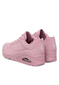 skechers - Skechers Sneakersy Uno 177861/MVE Różowy. Kolor: różowy. Materiał: skóra #4
