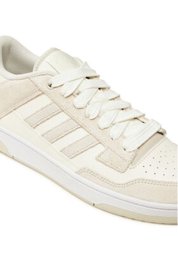 Adidas - adidas Sneakersy Rapid Court Low JP5246 Szary. Kolor: szary. Materiał: skóra