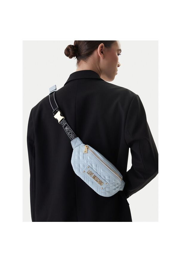 Love Moschino - Nerka LOVE MOSCHINO. Kolor: niebieski