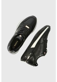 MEXX - Mexx Buty kolor czarny na płaskiej podeszwie. Nosek buta: okrągły. Zapięcie: sznurówki. Kolor: czarny. Materiał: skóra, guma. Obcas: na obcasie, na płaskiej podeszwie. Wysokość obcasa: niski #3