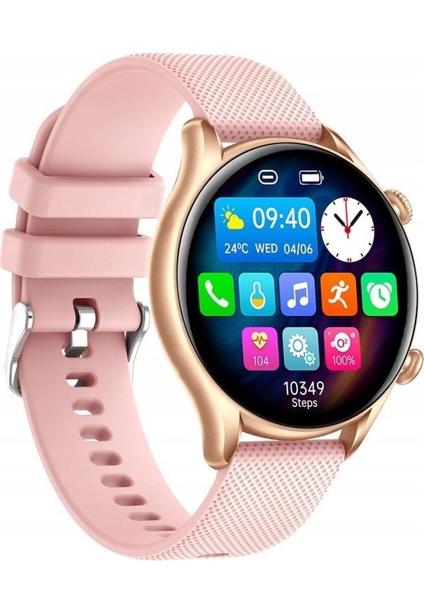 MYPHONE - Smartwatch myPhone myPhone Watch EL różowo/złoty. Rodzaj zegarka: smartwatch. Kolor: złoty, różowy, wielokolorowy