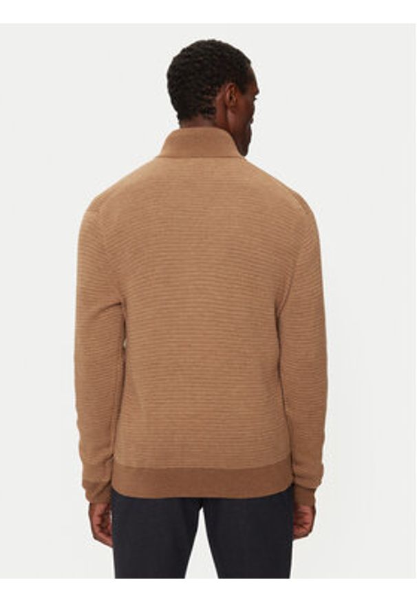 Polo Ralph Lauren Sweter 710948865002 Beżowy Regular Fit. Typ kołnierza: polo. Kolor: beżowy. Materiał: wełna