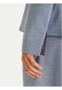 BOSS Marynarka Jia 9 50542010 Niebieski Slim Fit. Kolor: niebieski. Materiał: wełna #4