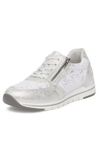 Remonte Sneakersy R6700-91 Srebrny. Kolor: srebrny. Materiał: materiał #7