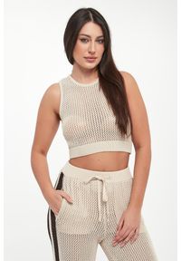 Pinko - Top damski ażurowy Morus PINKO. Wzór: ażurowy #1