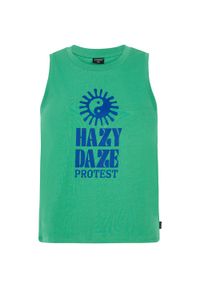 Protest - Top bez rękawów damski PROTEST PRTMalang. Kolor: zielony. Długość rękawa: bez rękawów