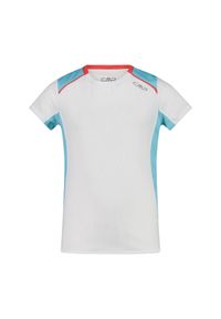 Koszulka dla dziewczynki CMP. Kolor: niebieski, wielokolorowy, biały. Wzór: kwiaty #1