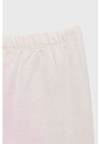GAP legginsy dziecięce wzorzyste. Kolor: różowy. Materiał: bawełna, dzianina #3