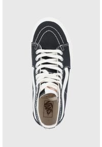 Vans Tenisówki kolor czarny. Nosek buta: okrągły. Zapięcie: sznurówki. Kolor: czarny. Materiał: bawełna. Szerokość cholewki: normalna