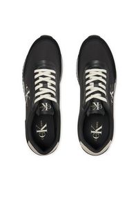 Calvin Klein Jeans Sneakersy Retro Runner Low Mix Mtl YM0YM01032 Czarny. Kolor: czarny