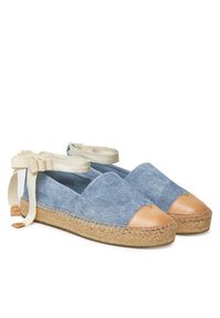 Tory Burch Espadryle 167994 Niebieski. Kolor: niebieski. Materiał: materiał