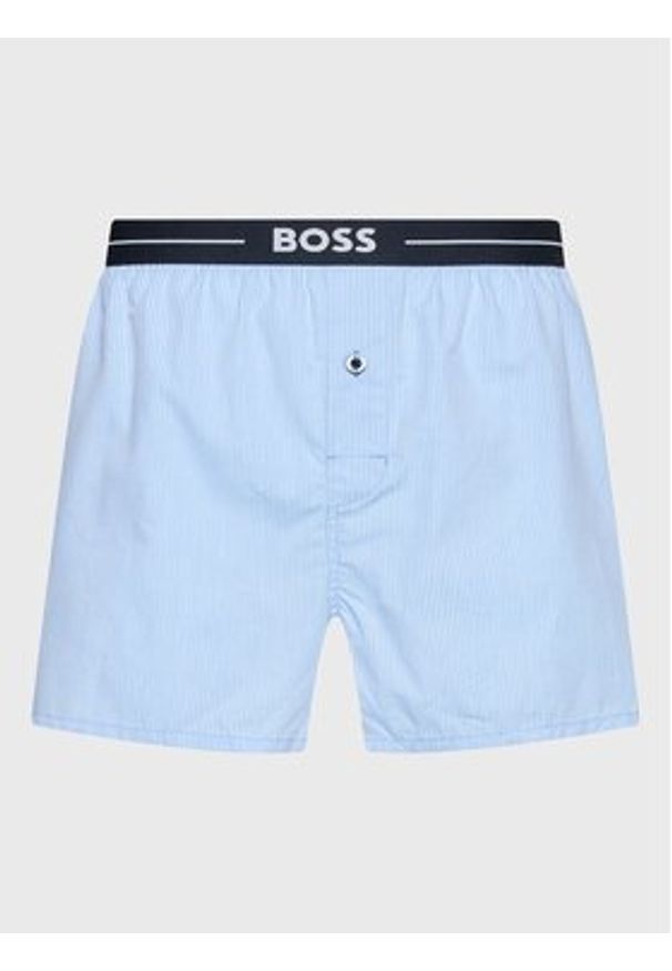 BOSS Komplet bokserek Nos 50480056 Błękitny. Kolor: niebieski. Materiał: bawełna