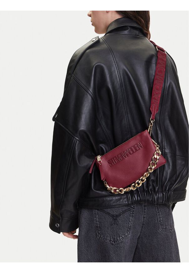 Steve Madden Torebka Bnicco SM13001162 Bordowy. Kolor: czerwony. Materiał: skórzane