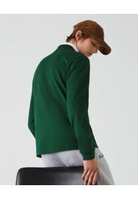 Lacoste - LACOSTE - Zielona koszulka polo z długim rękawem Regular Fit. Typ kołnierza: polo. Kolor: zielony. Materiał: bawełna. Długość rękawa: długi rękaw. Długość: długie. Styl: klasyczny #6