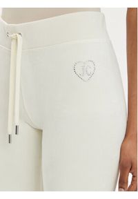 Juicy Couture Spodnie dresowe Rodeo Layla JCBBJ223823 Écru Regular Fit. Materiał: syntetyk