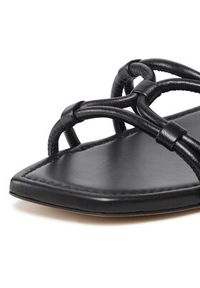 Stuart Weitzman Klapki Wovenknotslidesandal SA616 Czarny. Kolor: czarny. Materiał: skóra #7