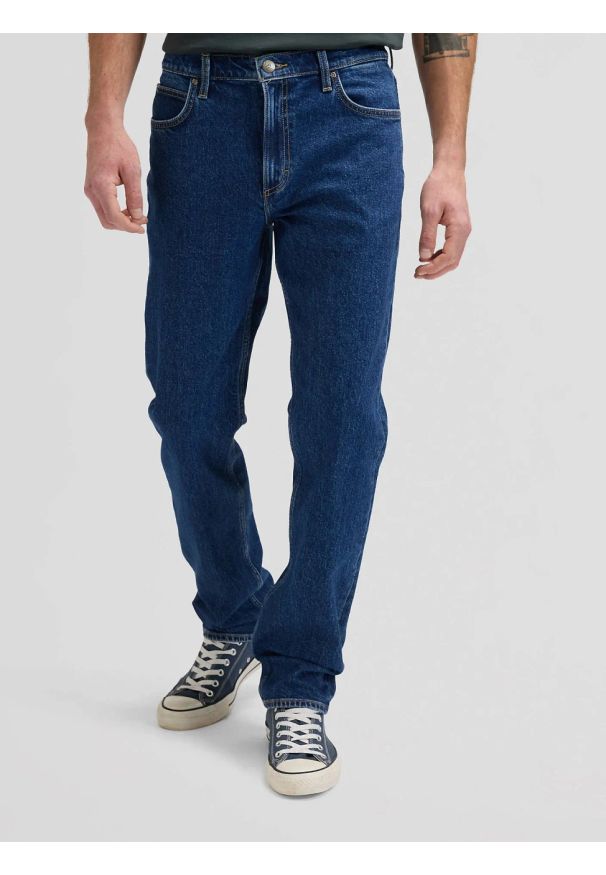 Lee - MESKIE SPODNIE LEE WEST INDIGO WARP 112376401