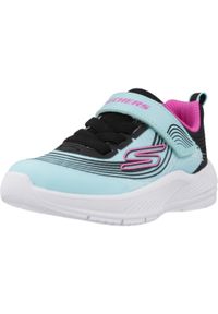 skechers - Tenisówki Skechers Model Microspec Advance Kolor Niebieski. Kolor: niebieski. Materiał: syntetyk, tkanina. Model: Skechers Sport. Sport: turystyka piesza