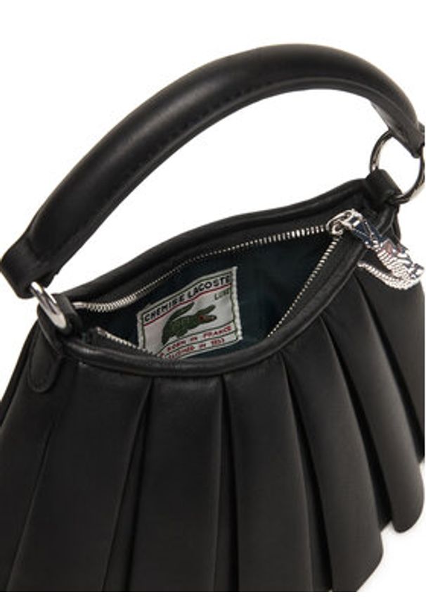 Lacoste Torebka NU5219DP Czarny. Kolor: czarny. Materiał: skórzane