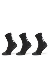 Under Armour Zestaw 3 par wysokich skarpet męskich UA Perform Tech 3p Crew 1379515 Czarny. Kolor: czarny. Materiał: poliester, materiał