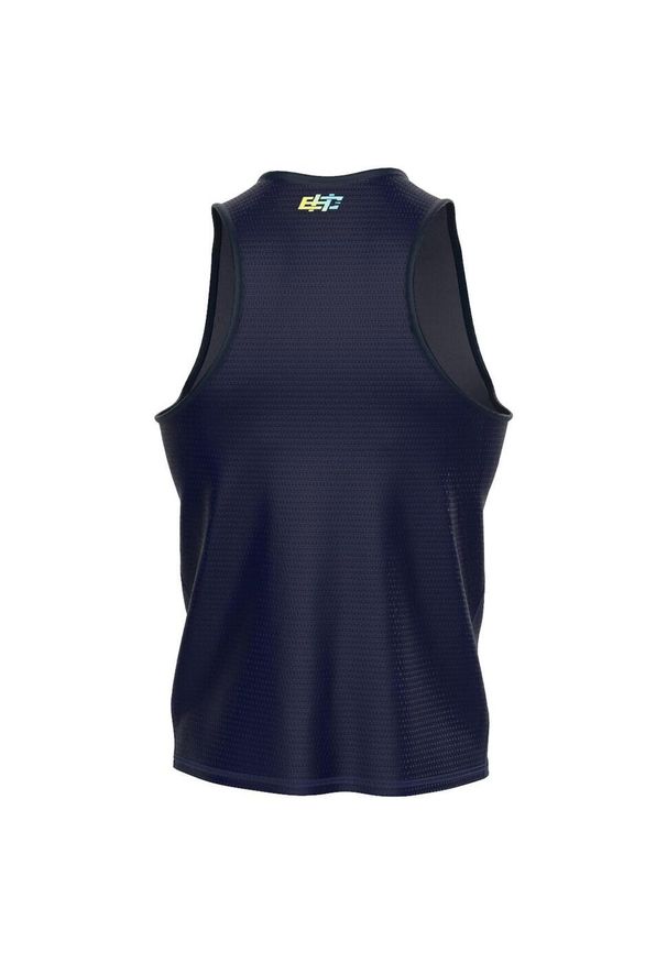 Koszulka sportowa bez rękawów męska Tank top EXTREME HOBBY PRISM. Kolor: niebieski. Materiał: poliester, elastan. Długość rękawa: bez rękawów. Styl: sportowy