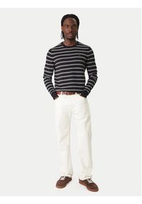 TOMMY HILFIGER - Tommy Hilfiger Sweter Seasonal MW0MW41643 Czarny Regular Fit. Kolor: czarny. Materiał: bawełna #5