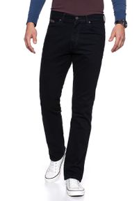 Wrangler - WRANGLER SPODNIE MĘSKIE ARIZONA STRETCH NAVY W12OZ2114. Okazja: na co dzień. Materiał: materiał, tkanina. Styl: casual, wizytowy #9