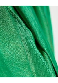 ISABEL MARANT - Zielona sukienka z drapowaniem Dibruna. Kolor: zielony. Materiał: materiał. Typ sukienki: kopertowe. Długość: mini #6