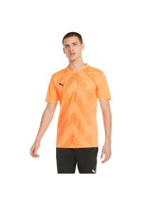 Podkoszulek Puma Teamglory Jersey, Mężczyźni. Kolor: pomarańczowy. Materiał: jersey