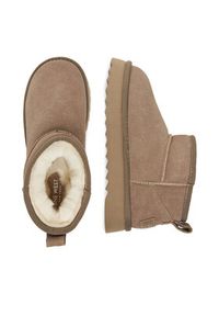 Nine West Śniegowce CEO-MENA-01 Beżowy. Kolor: beżowy. Materiał: skóra, zamsz