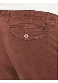 INDICODE Spodnie materiałowe Ville 60-291 Brązowy Regular Fit. Kolor: brązowy. Materiał: materiał, syntetyk #3