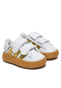 Adidas - adidas Sneakersy Star Wars Grand Court 2.0 IH1138 Biały. Kolor: biały. Materiał: skóra. Wzór: motyw z bajki #2