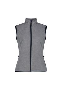 Kurtka bez rękawów na zamek dla kobiet CMP. Kolor: szary. Długość rękawa: bez rękawów #1