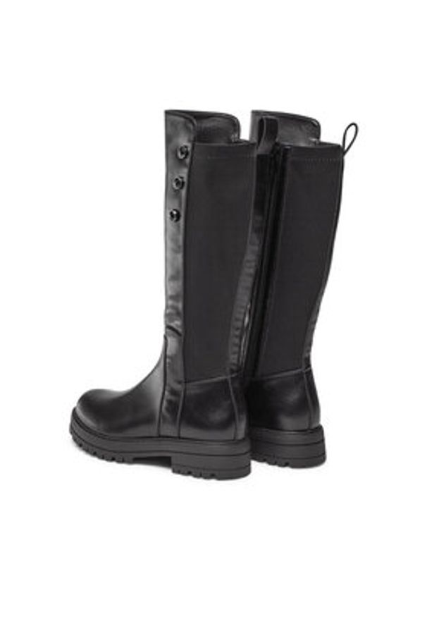 DeeZee Kozaki CS2922-15 Czarny. Kolor: czarny. Materiał: skóra