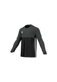 Koszulka Treningowa Dziecięca Adidas Longsleeve Junior T16. Kolor: czarny, wielokolorowy, szary
