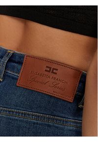 Elisabetta Franchi Jeansy PJ-68S-46E2-V320 Granatowy Skinny Fit. Kolor: niebieski