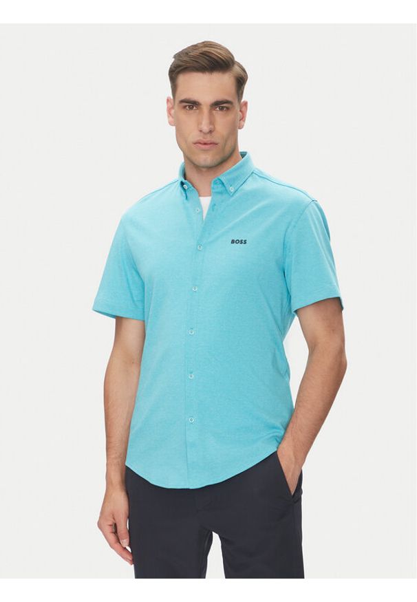 BOSS Koszula B_MOTION_S 50533149 Błękitny Regular Fit. Kolor: niebieski. Materiał: bawełna