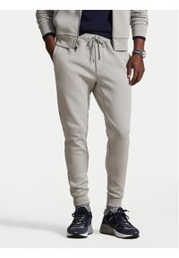 Polo Ralph Lauren Spodnie dresowe 710881518077 Szary jasny Regular Fit. Kolor: szary. Materiał: bawełna #1