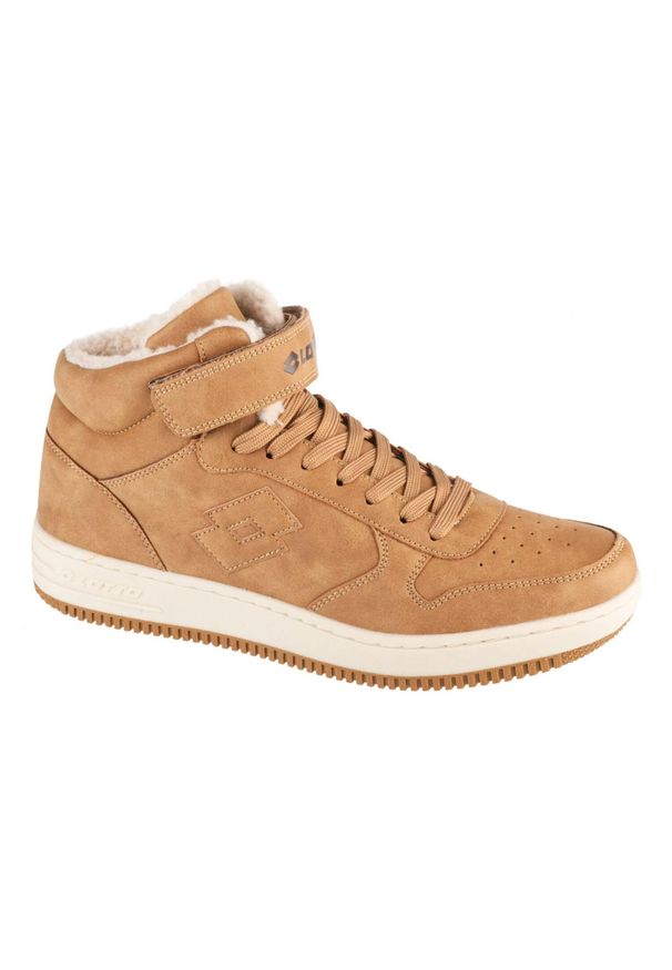 LOTTO - Męskie Buty Sportowe Paliot Winter High Top. Kolor: beżowy. Sport: turystyka piesza