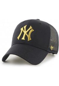 47 Brand - Czapka z daszkiem - New York Yankees - Regulowana - Dorośli. Kolor: czarny, żółty, wielokolorowy