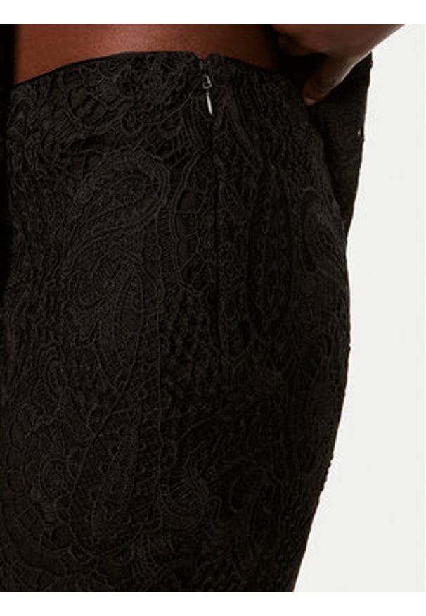 TwinSet - TWINSET Spodnie materiałowe 242TP2466 Czarny Wide Leg. Kolor: czarny. Materiał: syntetyk