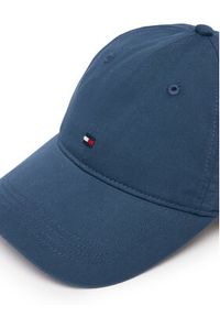 TOMMY HILFIGER - Tommy Hilfiger Czapka z daszkiem Flag Soft 6 Panel Cap AM0AM14099 Niebieski. Kolor: niebieski. Materiał: bawełna #2