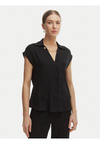 Rinascimento Bluzka CFC0020253002 Czarny Regular Fit. Kolor: czarny. Materiał: syntetyk #1