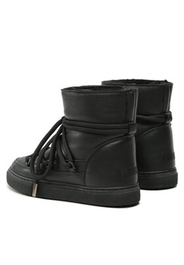 Inuikii Śniegowce Full Leather 75202-087 Czarny. Kolor: czarny. Materiał: skóra