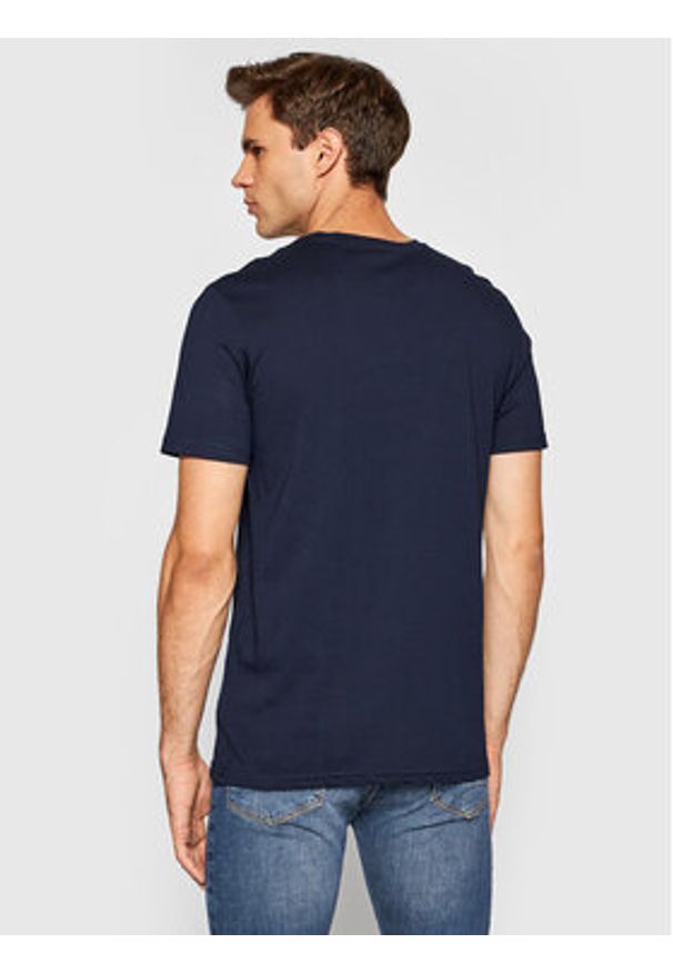 United Colors of Benetton - United Colors Of Benetton T-Shirt 3U53J1F15 Granatowy Regular Fit. Kolor: niebieski. Materiał: bawełna