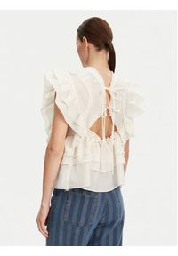 Munthe Bluzka Fulton 251104325132 Écru Regular Fit. Materiał: lyocell #3