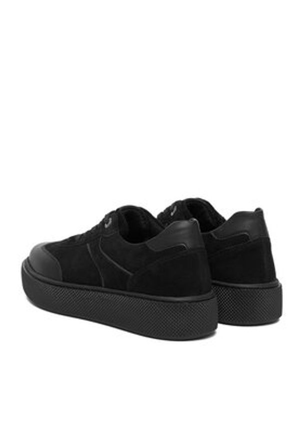Lasocki Sneakersy CEO-WI23-CRICKIT-01 Czarny. Kolor: czarny. Materiał: skóra, zamsz