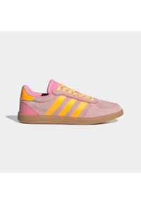 Adidas - Sneakersy damskie ADIDAS Breaknet Sleek. Okazja: na co dzień. Kolor: różowy, wielokolorowy, pomarańczowy. Materiał: syntetyk, kauczuk. Szerokość cholewki: normalna. Sport: turystyka piesza #1